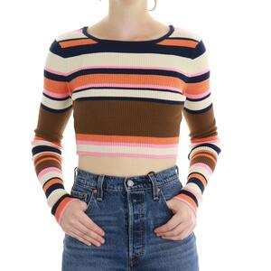 MAGLIA CROP MULTICOLOR